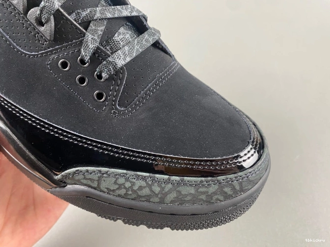 Reps TBkick Jordan 3 CT8532-001 Air Cat Black 0711